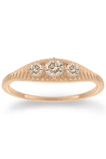 Valley Rose 14K Gold Mojave Champagne Diamond Ring