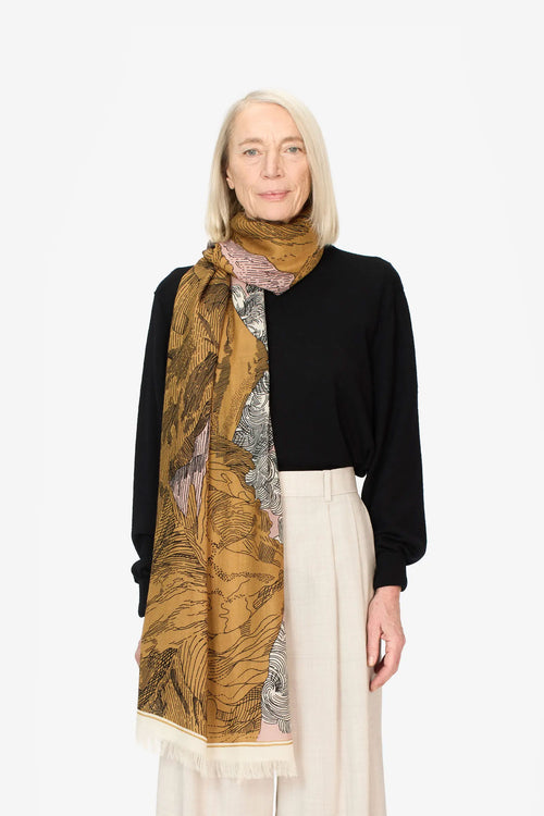 Inoui Editions Montana Scarf in Nude