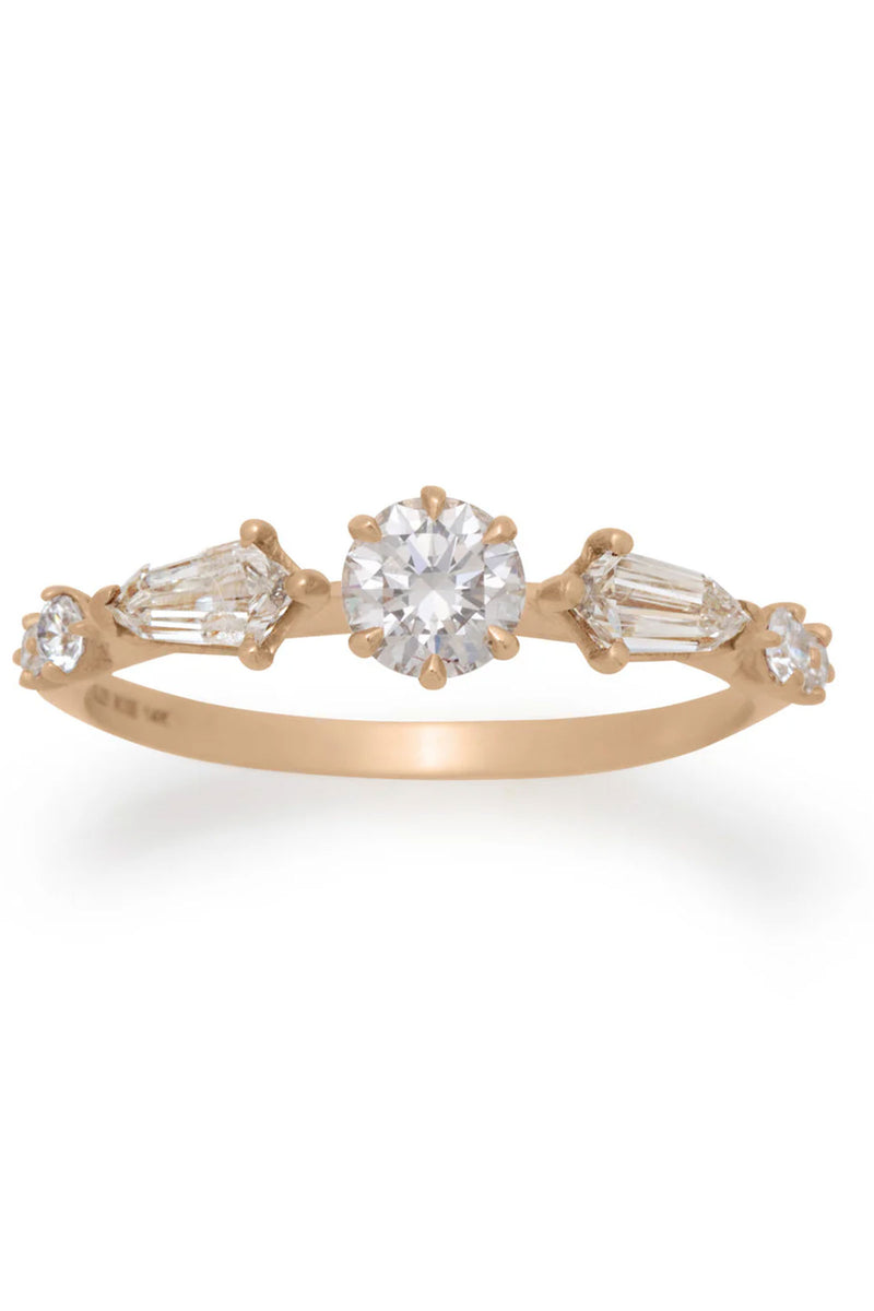 Valley Rose 14K Gold Arwen Diamond Ring