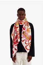 Inoui Editions Jardin De Sirenes White Scarf