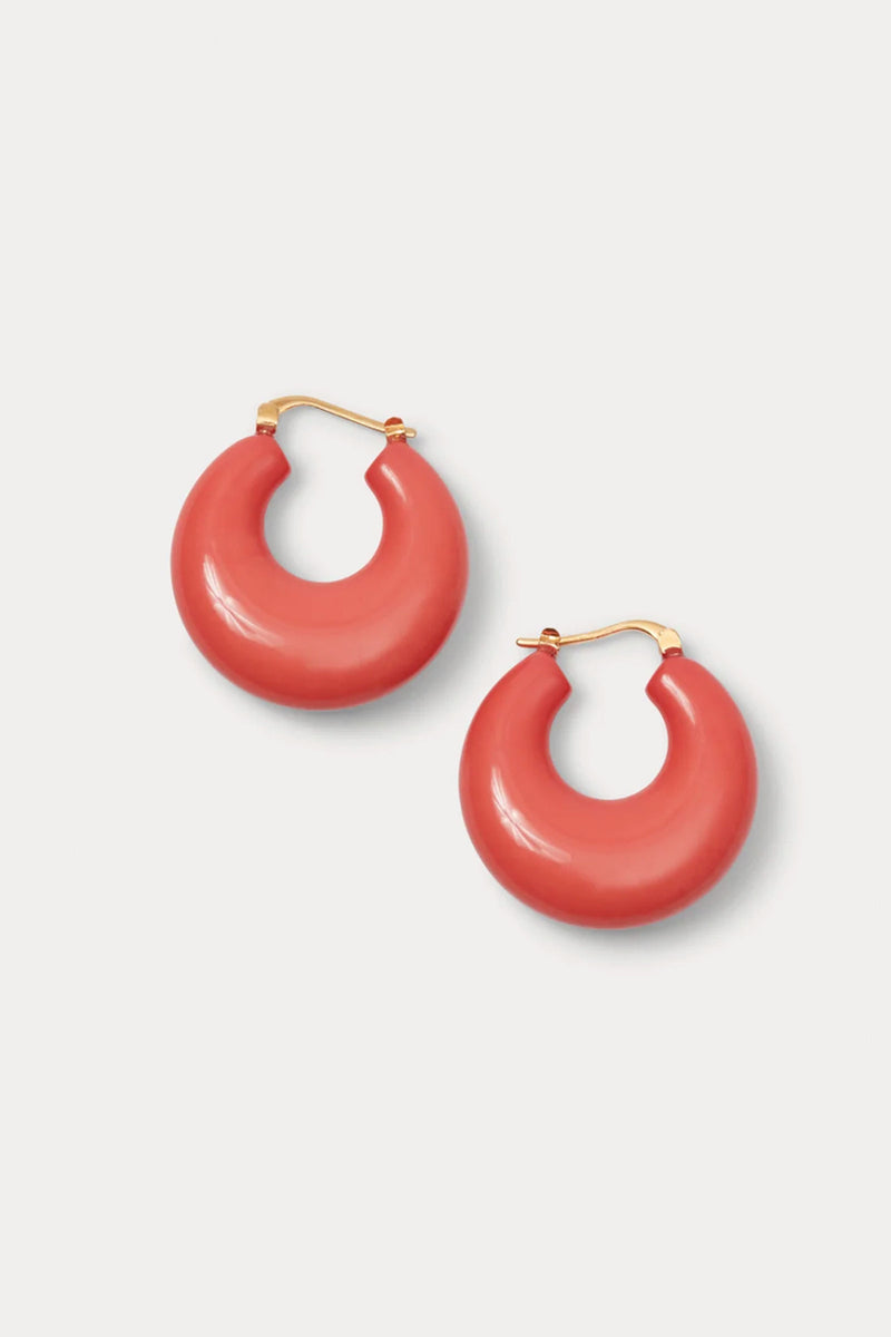 Rachel Comey Grass Earrings in Coral