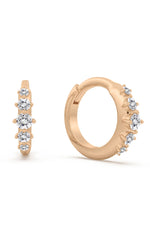 Valley Rose Mini Juno Diamond Clickers in 14K Gold