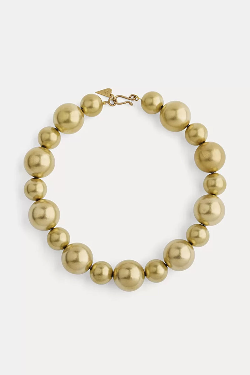 Forte Forte Brass Beads Collier in Bronze