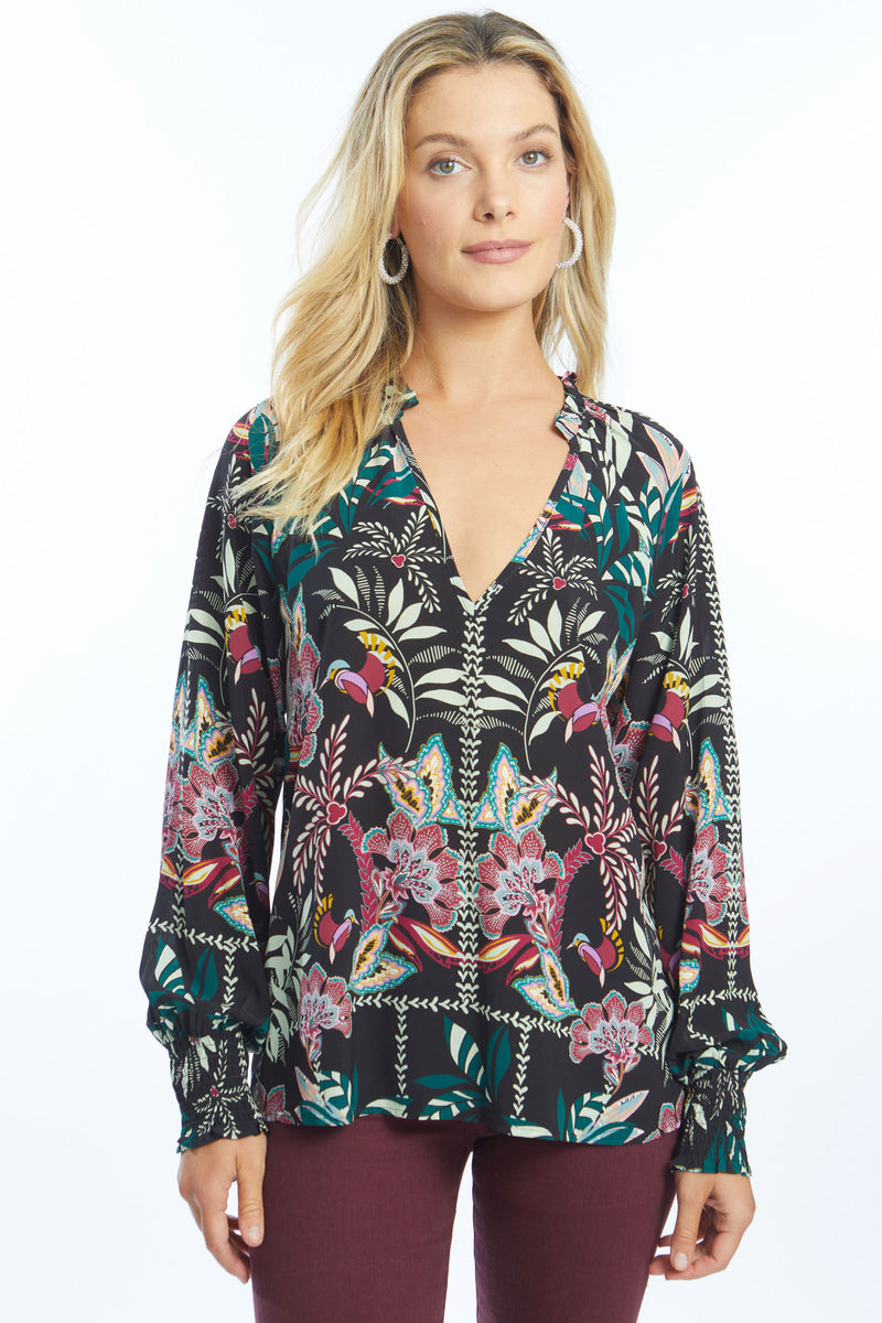 Caballero Miki Top in Dusk Primrose Print