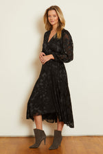 Caballero Moon Maxi in Black Geo Burnout