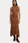 Rachel Comey Paulina Dress in Old Gold Multi