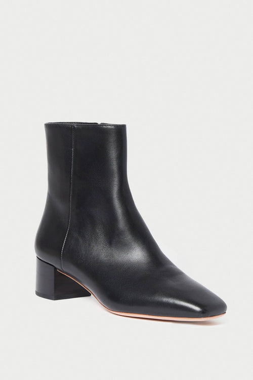 Loeffler Randall Ginny Square Toe Ankle Boot in Black