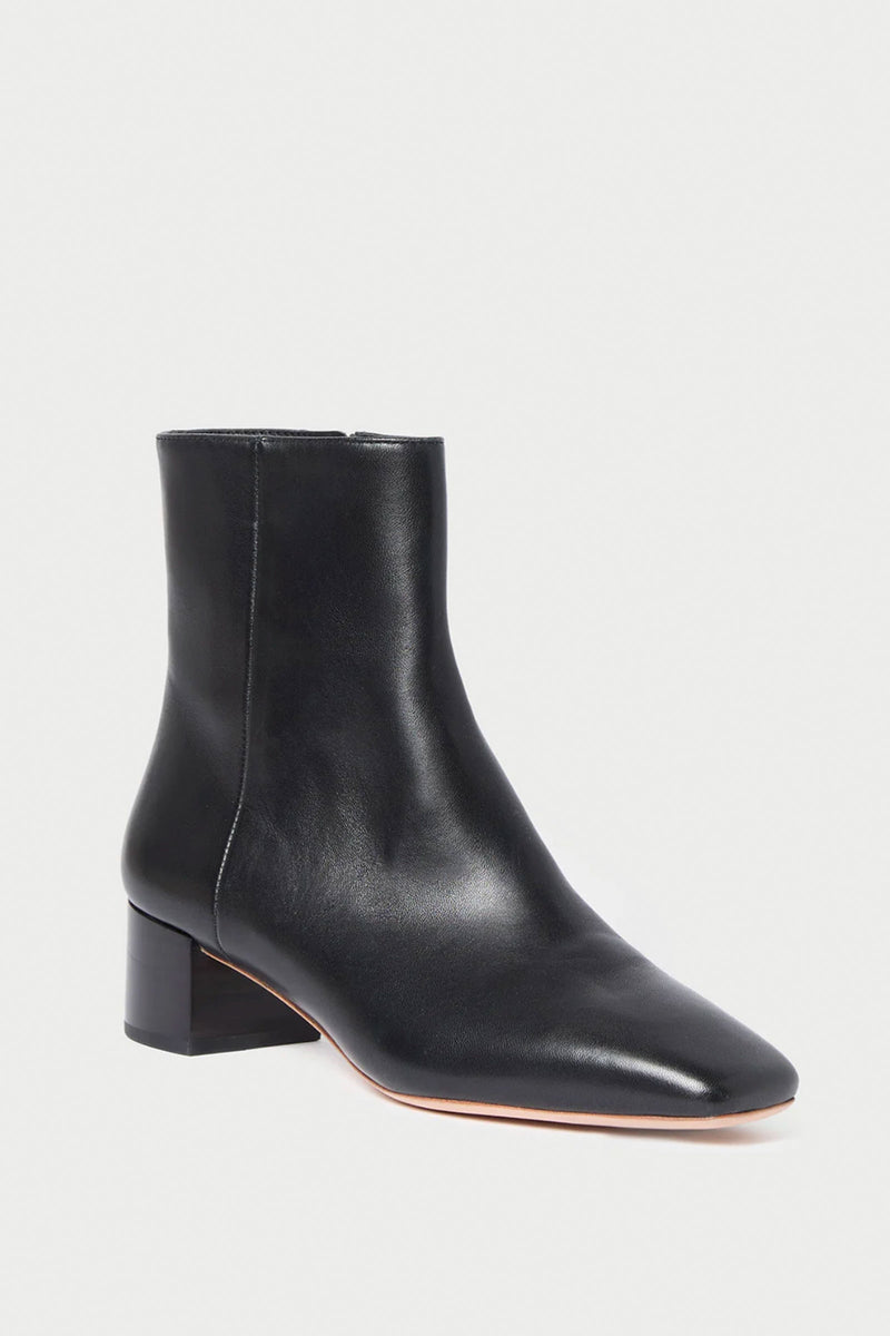 Loeffler Randall Ginny Square Toe Ankle Boot in Black