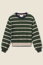 Trovata Ryann Sweater in Green Stripe