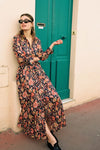 Trovata Eliot Dress in Paisley Shore