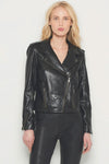 AS by DF Cult Recycled Black Leather Jacket