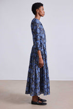 Apiece Apart Luminile Tier Maxi Dress Heritage Sky