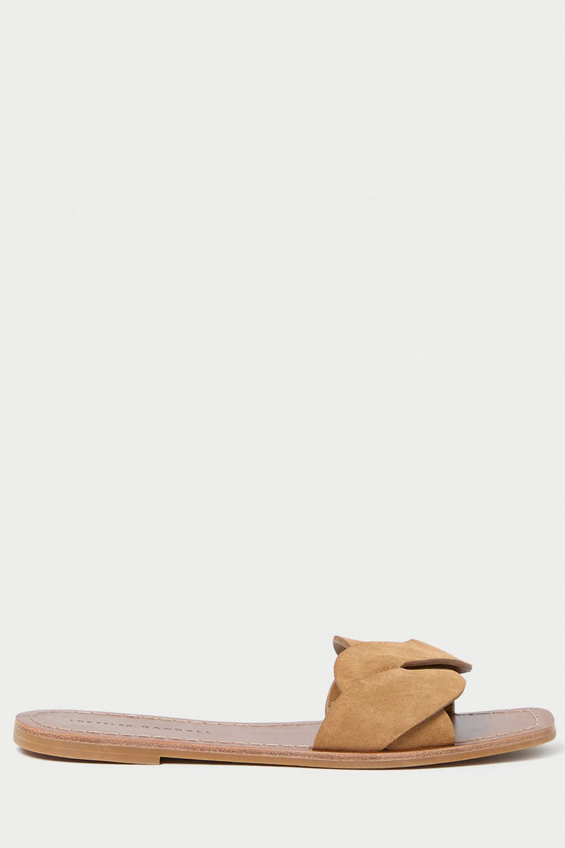 Loeffler Randall Willajo Flat Braid Band Sandal in Toffee