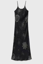 Silk Laundry 1996 Dress in Fibonacci Black