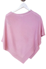 Not Shy Cashmere Poncho Cape in Ballet Pink