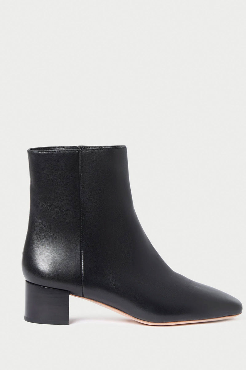 Loeffler Randall Ginny Square Toe Ankle Boot in Black