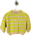 NO.6 Porto Polo Cotton Knit in Lime Stone