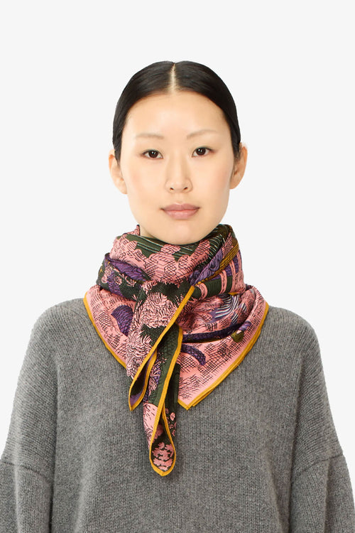 Inoui Editions Reve Square Scarf in Purple