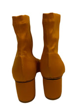 Forte Forte Satin Ankle Boots in Caramel