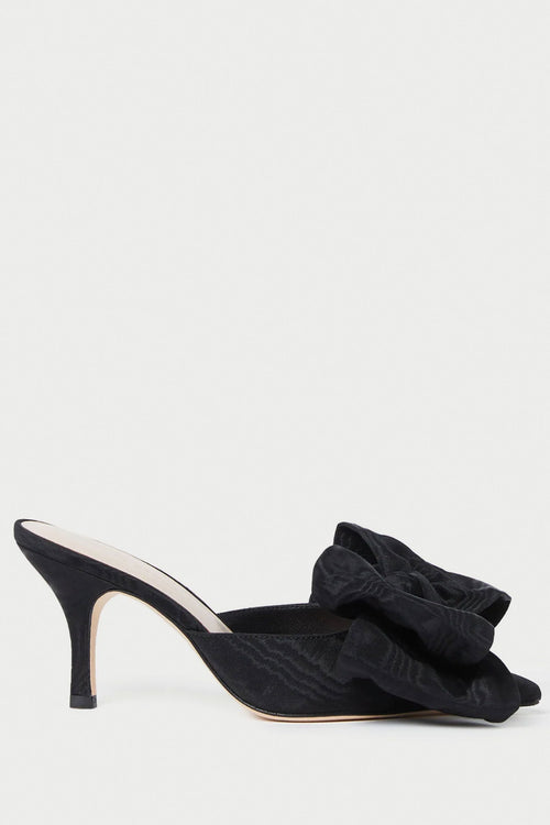 Loeffler Randall Margot Bow Mule Heel in Black