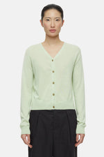 Closed V Cardigan Long Sleeve in Limonatta