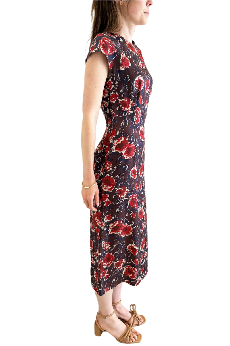 No.6 Erika Dress in Red Roses