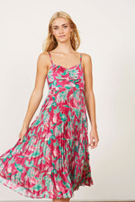 Caballero Donna Dress in Raspberry Floral