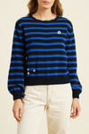 Trovata Ryann Sweater in Blue Stripe