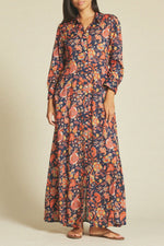 Trovata Eliot Dress in Paisley Shore