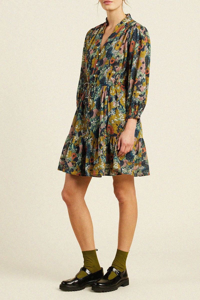 Trovata Yulia Dress in Deep Bramble