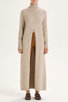 Maliparmi Wool and Cashmere Sweater Dress in White Sand