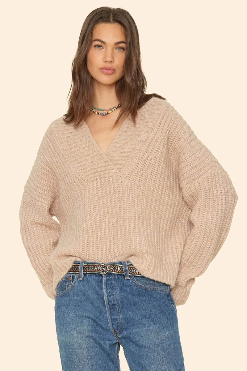 Xirena Keyes Sweater in Cream Ice