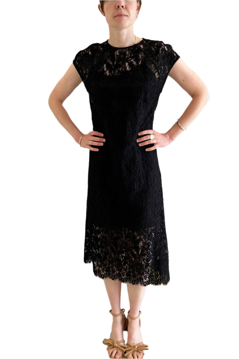 No.6 Erika Dress in Black Lace