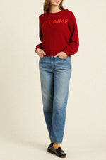 Trovata Ryann Sweater in Red