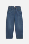 Frame Low Slung Barrel Jeans in Caramia