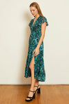 Cabalero Mia Emerald Burnout Dress