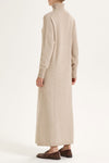 Maliparmi Wool and Cashmere Sweater Dress in White Sand