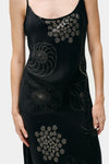 Silk Laundry 1996 Dress in Fibonacci Black