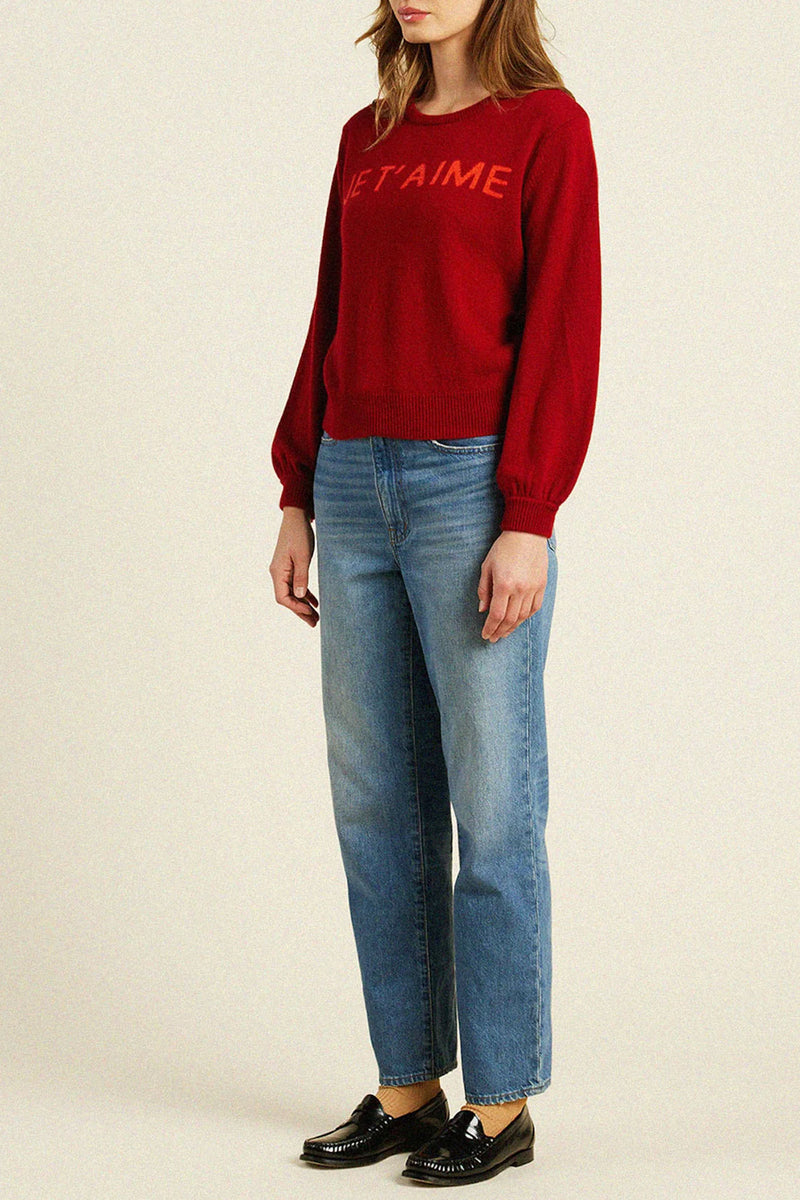 Trovata Ryann Sweater in Red