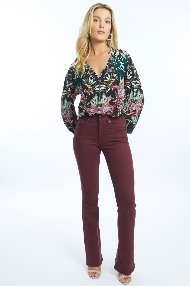 Caballero Miki Top in Dusk Primrose Print