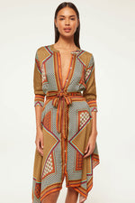 Misa Solmaz Dress in Positano Scarf