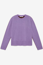 Maliparmi Cashmere Wool Sweater Purple and Brown