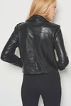 AS by DF Cult Recycled Black Leather Jacket