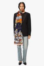 Inoui Editions Panthere Scarf in Orange