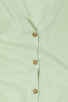 Closed V Cardigan Long Sleeve in Limonatta