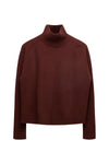 Not Monday Sloane Cashmere Turtleneck in Currant