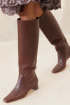 Loeffler Randall Indy Low Heel Tall Boot in Espresso