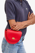 Clare V Elodie Shoulder Strap Tomate