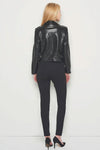 AS by DF Cult Recycled Black Leather Jacket