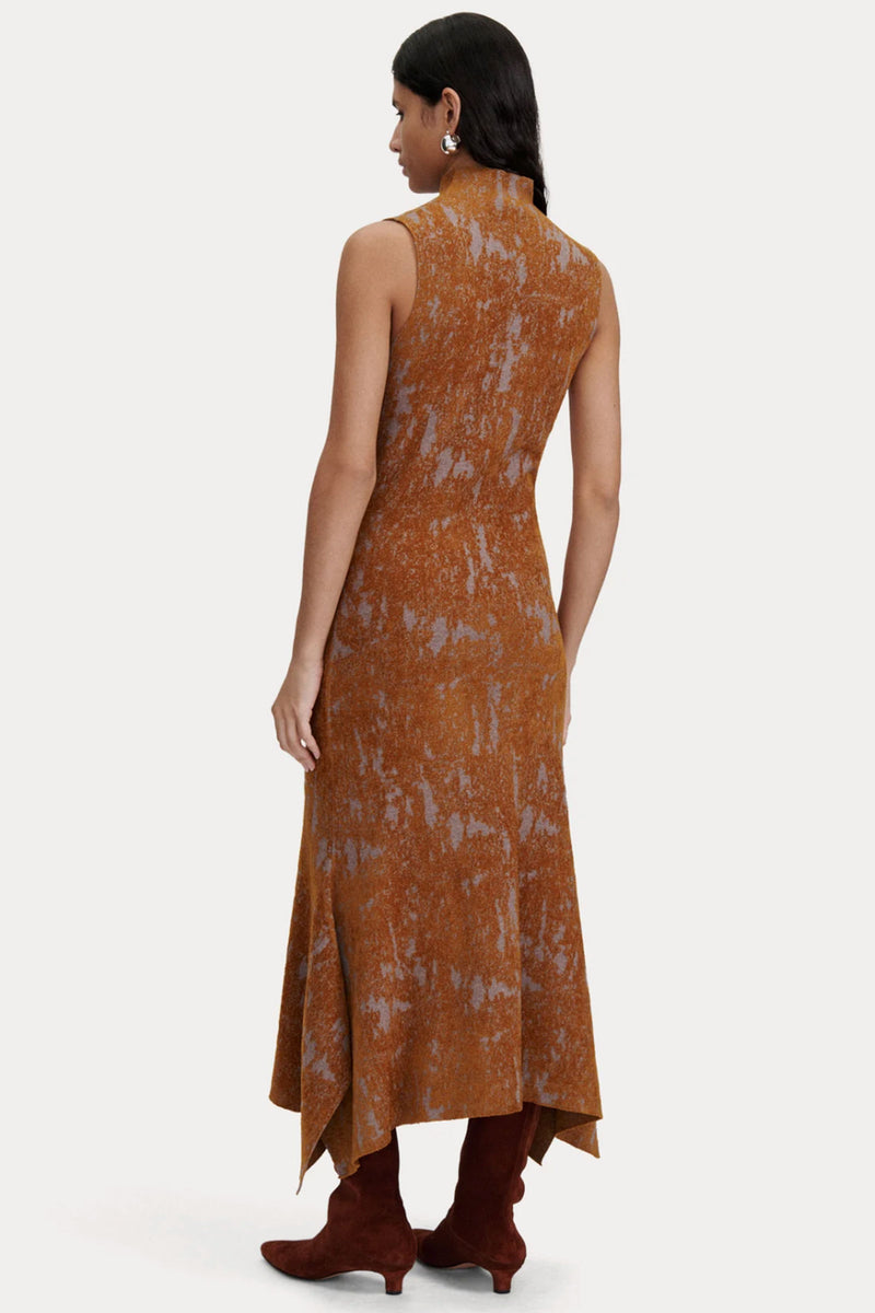 Rachel Comey Paulina Dress in Old Gold Multi